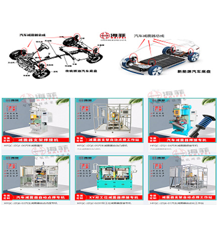 今天海菲來說說汽車減震器懸架系統焊接應用