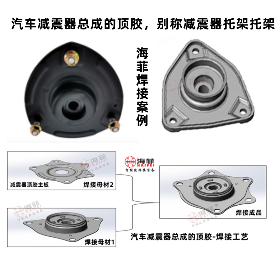 汽車減震器總成頂膠是如何焊接成型的？ 
