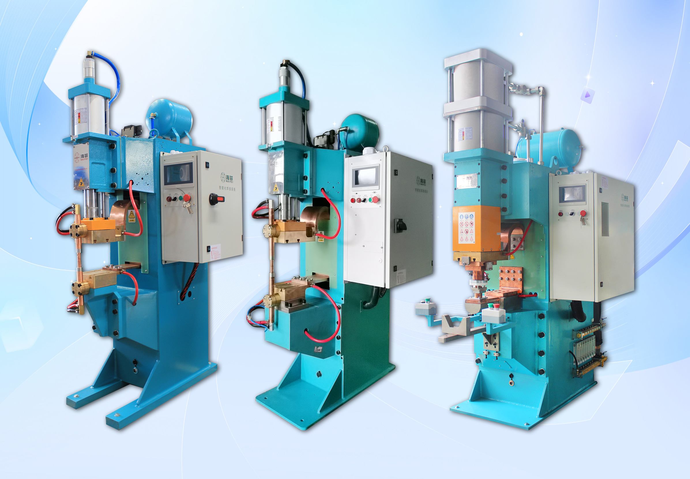 中頻點焊機焊接效果與壓力之間的密切關系 