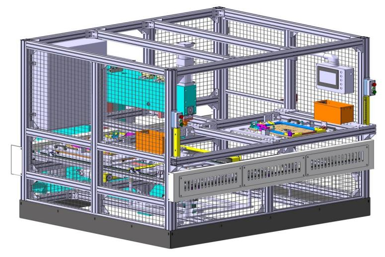 靠背全自動點(diǎn)焊生產(chǎn)線應(yīng)用-海菲