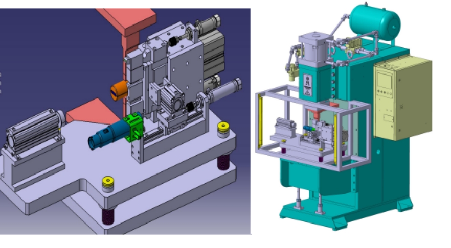 減震器U型支架焊接生產線應用-海菲