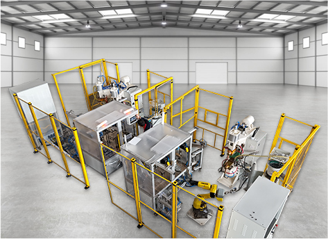 柔性化凸焊工作站 柔性化凸焊工作站