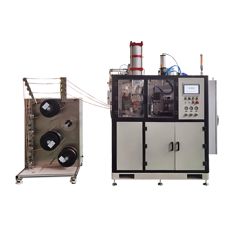 多股銅編織線壓方機