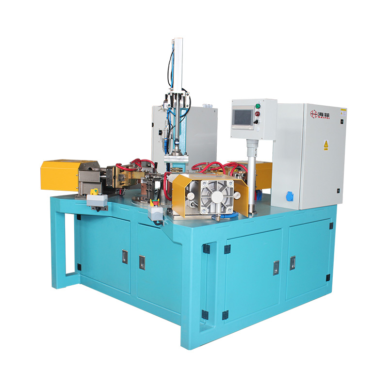 空調壓縮機三頭焊殼體焊接機